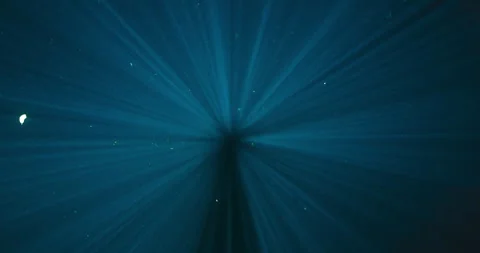 Countless Light Rays Shining Underwater Stock Footage 270110164