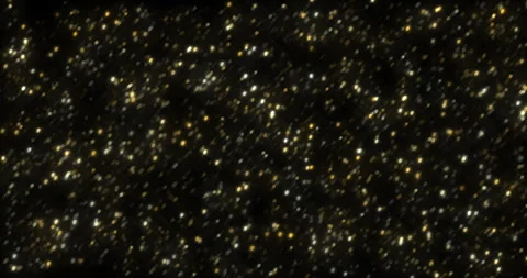 Countless shimmering particles swirl randomly, creating the effect of a bubbling Stock Footage 333866561