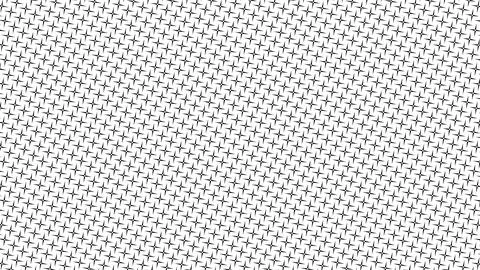 Countless small pointed forms create a dense monochrome starburst field wit.. Illustrazione stock