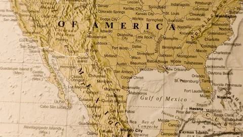 Countries On The Political Map Of The World Stock Footage 299730495