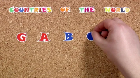 Countries of the World. Gabon Stock Footage 49101504