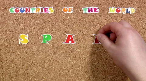 Countries of the World. Spain Stock Footage 49105699