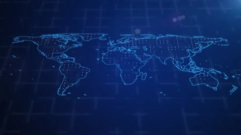 Countries in the world. World countries 3d map animation. 4K Stock Footage 270752966