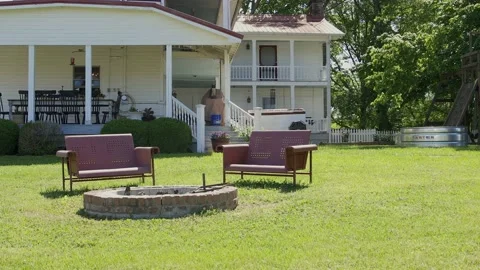 Country backyard Stock Footage 197841788