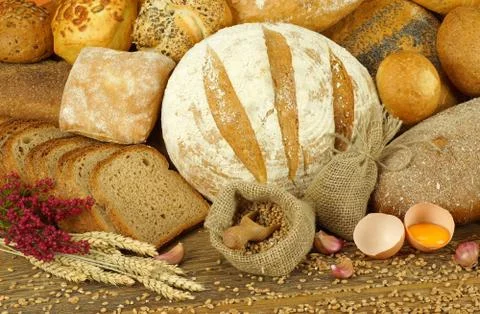 Country bread Stock Photos