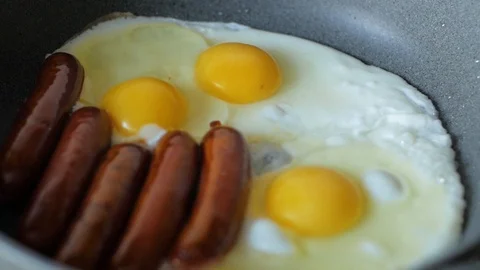 Country breakfast close up Video stock 92476744