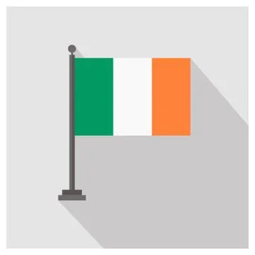 Country flag with creative design vector Stock Illustration