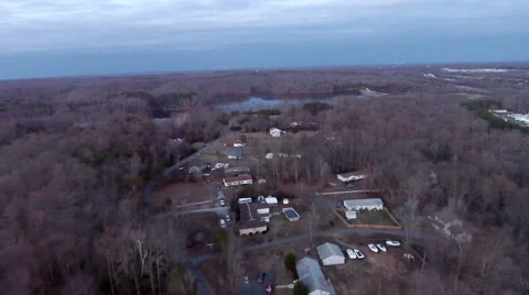A Country Flight in Winter Stock-Footage 46309347