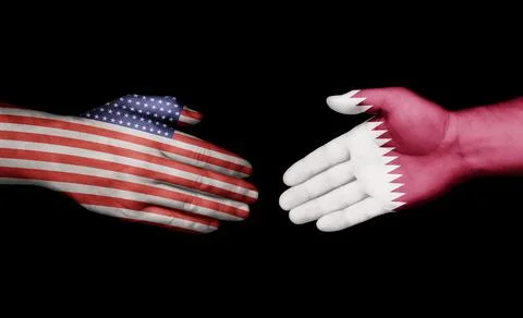 Country handshaking concept Stock Illustration
