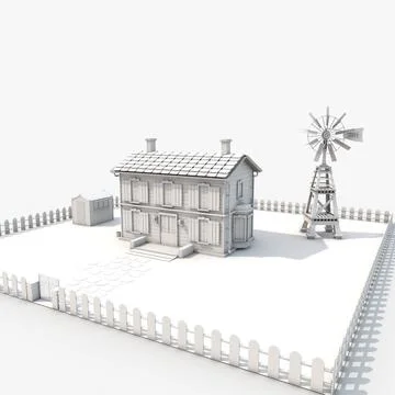 Country House 3D Model