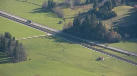 Country landscape Stock Footage 10606475