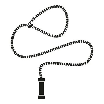 Country lasso icon simple vector. Western knot Stock Illustration