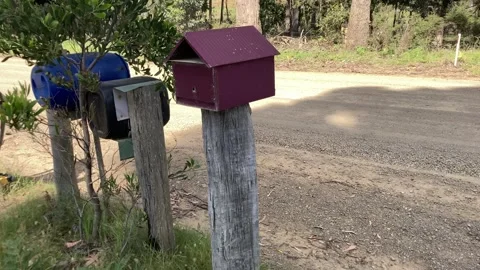 Country letterboxes Video stock 289811064
