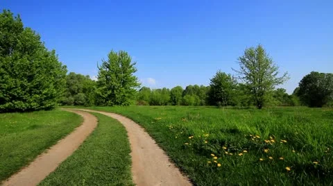 Country road Stock Footage 11226564