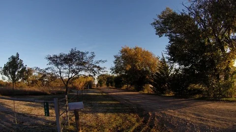 Country road Stock Footage 79357155