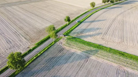 Country road Video stock 180495604