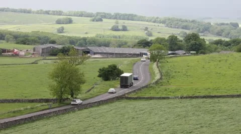 Country road scene Stock-Footage 12050053