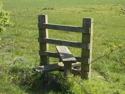 Country Stile Gate Stock Photos