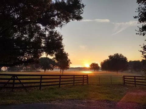 Country Sunset Stock Photos