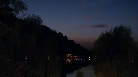 Country View After Sunset Видео 68422440