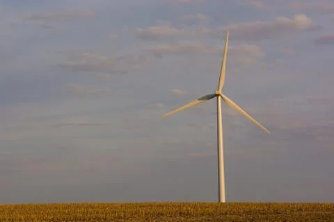 Country Wind Turbine Stock Photos