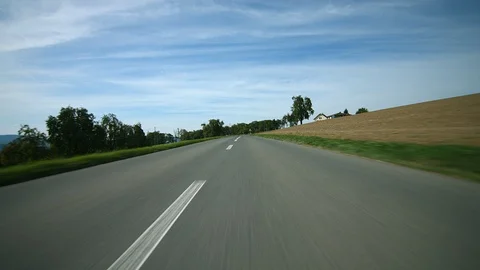 Countryroad POV Stock-Footage 101950378
