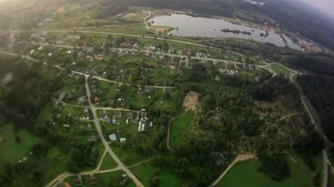Countryside aerial view. Stock Footage 70952464