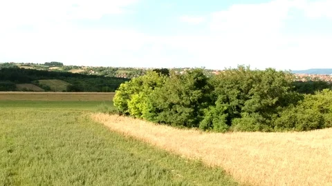 Countryside Aerial View Stock Footage 93745788