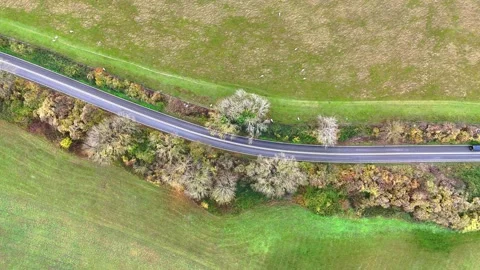 Countryside Aerial View Stock Footage 330092113