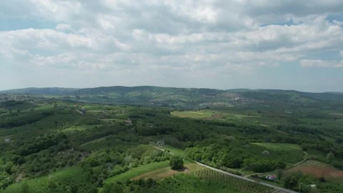 Countryside and cloud time lapse Stock Footage 246388354
