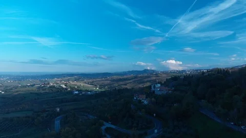 Countryside and sea of Romagna 스톡 동영상 97941107