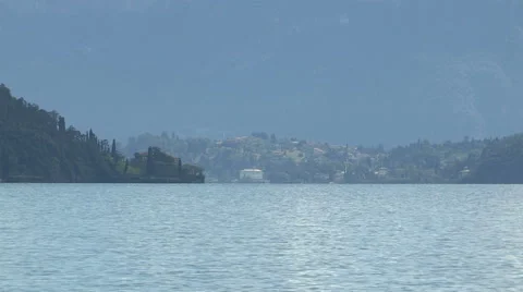 The countryside around the shores of Lake Como Stock Footage 59585193