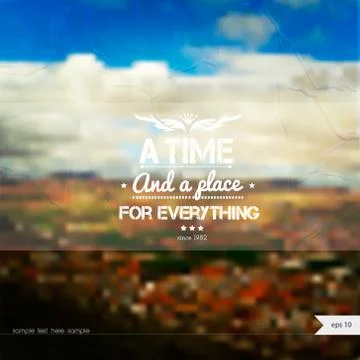 Countryside background Stock Illustration