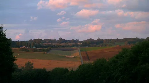 Countryside cloudscape 01 Stock Footage 831385