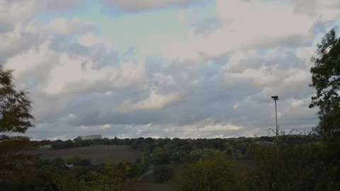 Countryside Cloudy Skies 2 库存影片 129572803