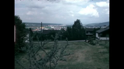 Countryside with Distant City View Stock Footage 278399326