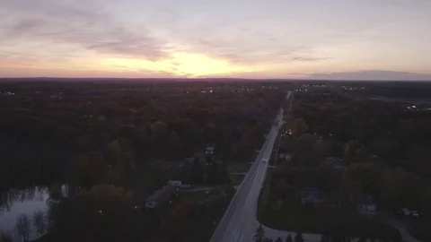 Countryside dolly sunset Stock Footage 82098231