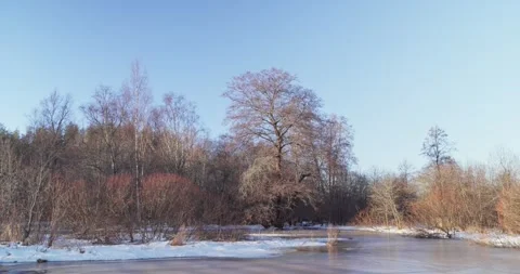 Countryside in early spring Stock Footage 300541651