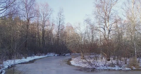 Countryside in early spring Stock Footage 300541761