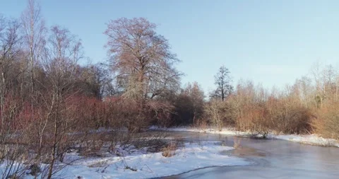 Countryside in early spring Stock Footage 300541797