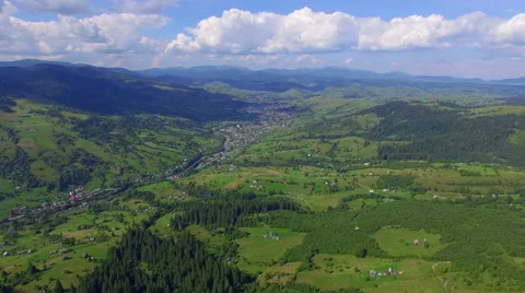 The countryside. flight drone Stock Footage 66657569