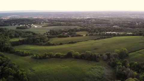 Countryside Flyover Video stock 145938337