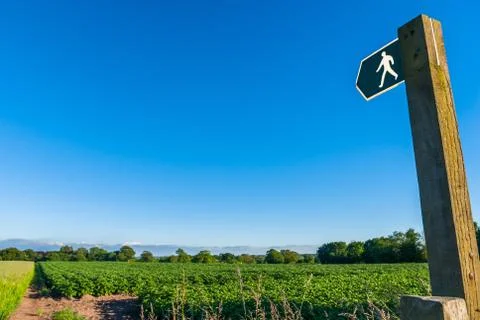 Countryside Footpath Stock Photos