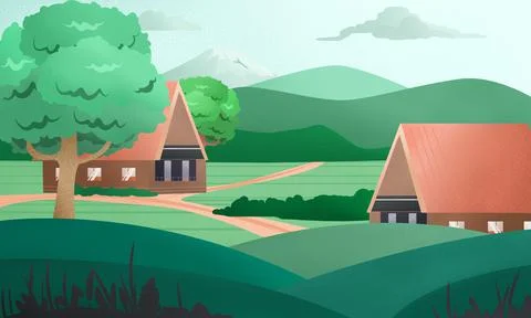 Countryside Stock Illustration