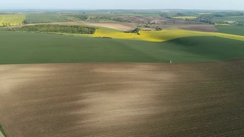 Countryside landscape from above. Stock Footage 108319084