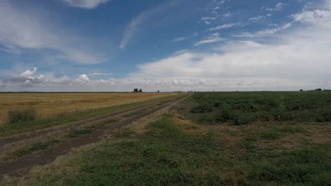 Countryside landscape Timelapse Stock Footage 95727138