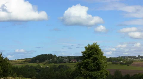 Countryside Panoramic Timelapse 01 Stock Footage 47314115