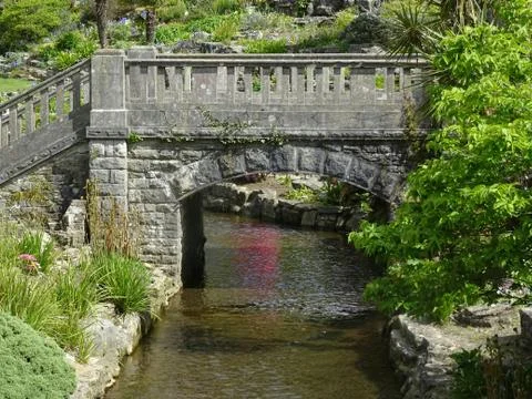 Countryside River Bridge Stock Photos
