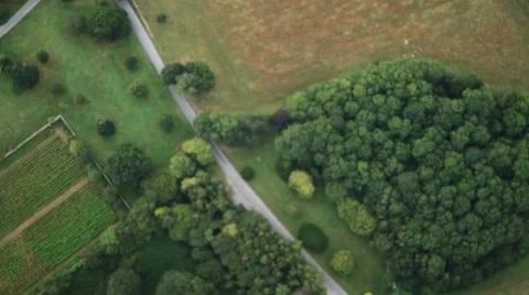 Countryside Road - Hover Stockbeeldmateriaal 8554637