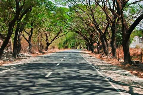 Countryside road Stock Photos